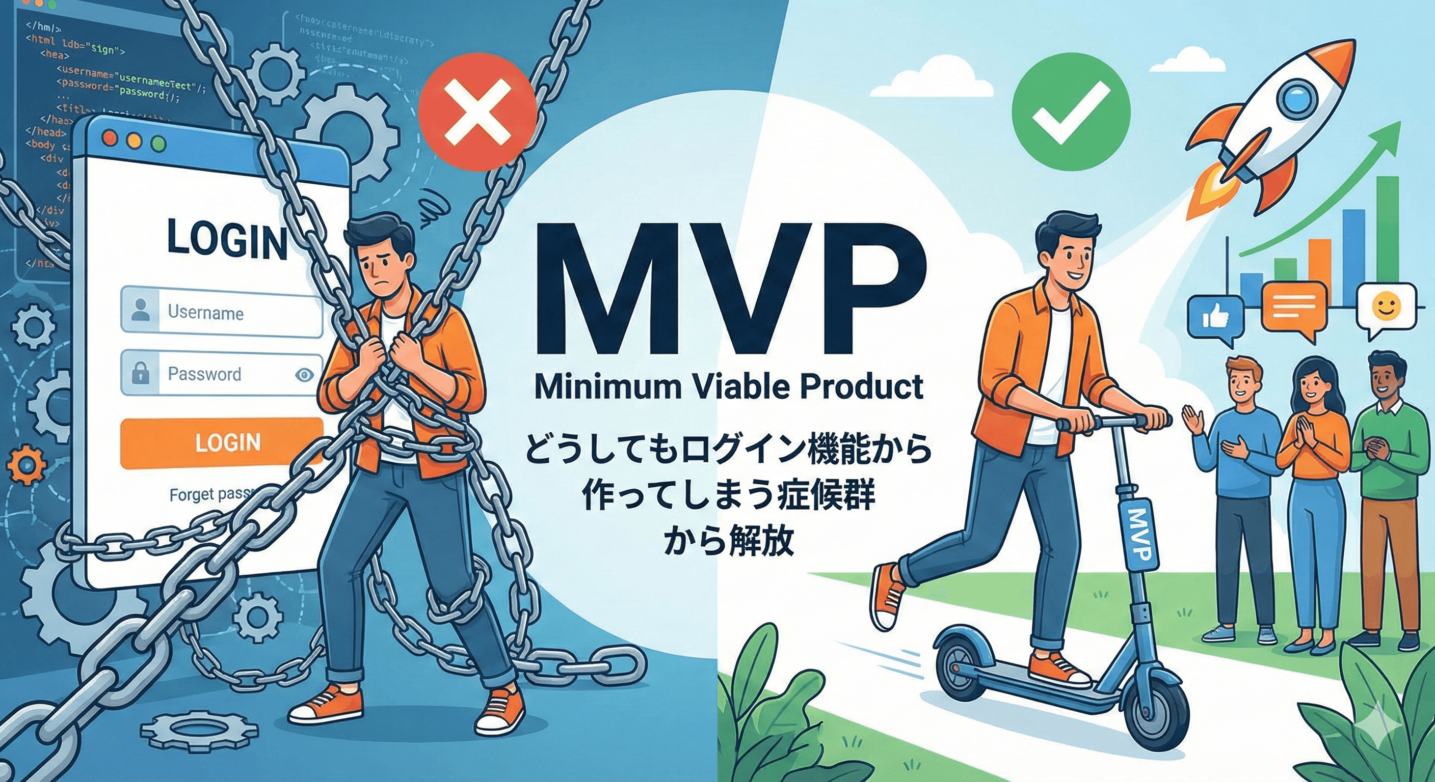 MVPを理解して"どうしてもログイン機能から作ってしまう症候群"から解放
